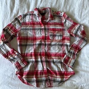 Victoria’s Secret Red Plaid Flannel